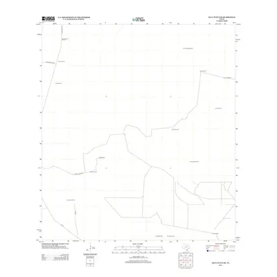 2012 Map of Agua Nueva SE, 2012 Print
