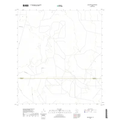 2019 Map of Agua Nueva SE, 2019 Print