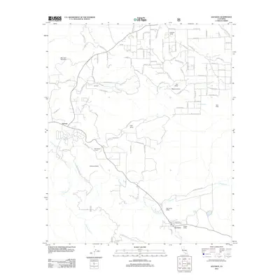 2012 Map of Aguanga, 2012 Print