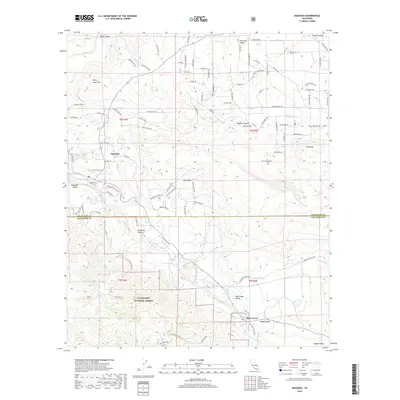 2018 Map of Aguanga, 2018 Print