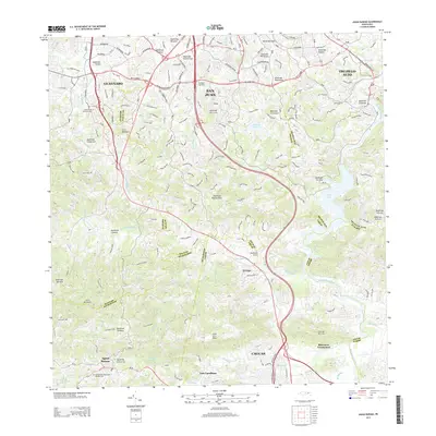 2013 Map of Aguas Buenas, 2013 Print