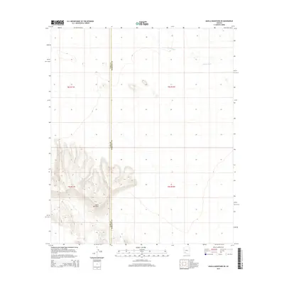 2014 Map of Aguila Mountains NE, 2014 Print