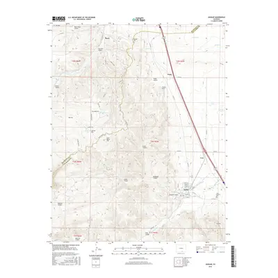 2016 Map of Aguilar, 2016 Print