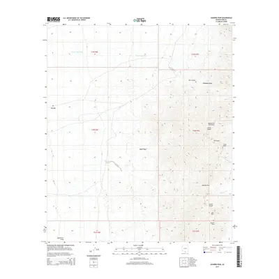 2014 Map of Aguirre Peak, 2014 Print