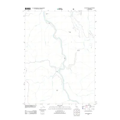 2012 Map of Ah Pah Ridge, 2012 Print
