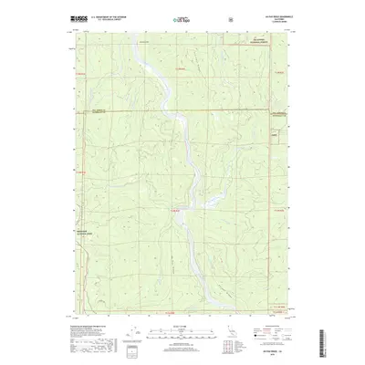 2018 Map of Ah Pah Ridge, 2018 Print