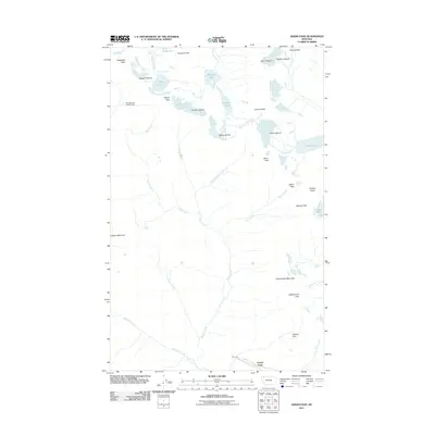 2011 Map of Ahern Pass, 2011 Print
