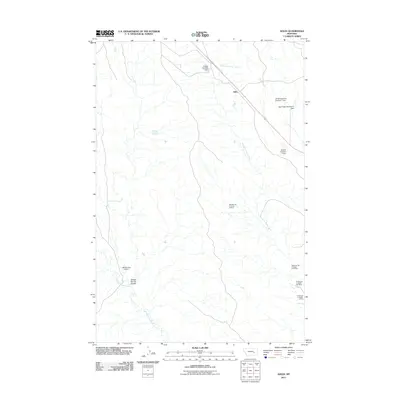 2011 Map of Ahles, 2011 Print