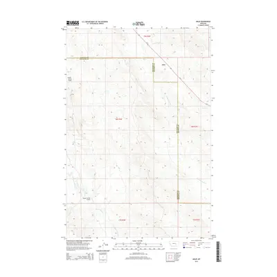 2014 Map of Ahles, 2014 Print