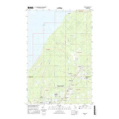 2017 Map of Ahmeek, 2017 Print