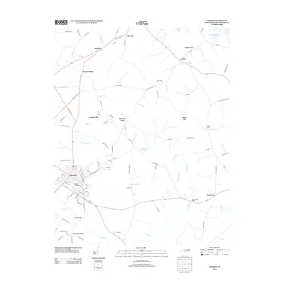 2013 Map of Ahoskie, 2013 Print