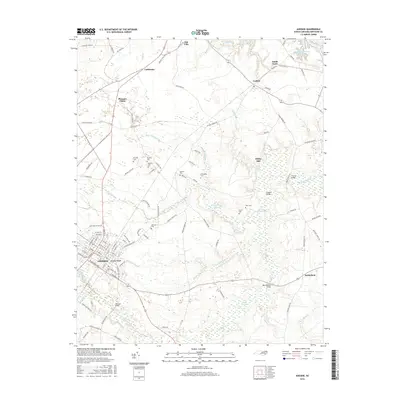 2016 Map of Ahoskie, 2016 Print
