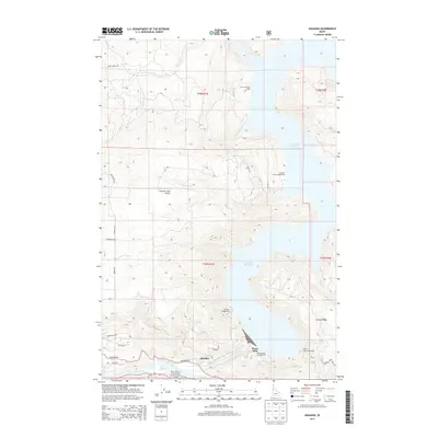 2014 Map of Ahsahka, 2014 Print