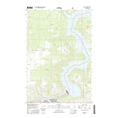 2017 Map of Ahsahka, 2017 Print