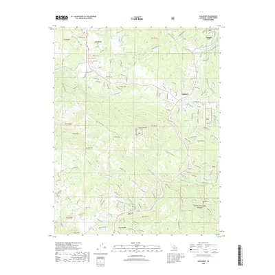 2018 Map of Ahwahnee, 2018 Print