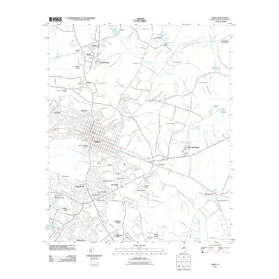2011 Map of Aiken, 2011 Print