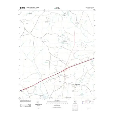 2011 Map of Aiken NW, 2011 Print