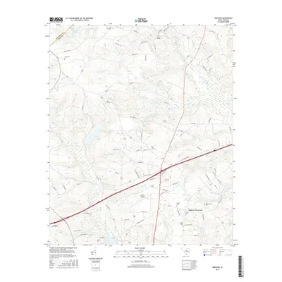 2017 Map of Aiken NW, 2017 Print