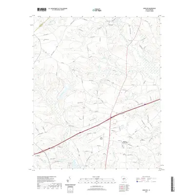 2020 Map of Aiken NW, 2020 Print