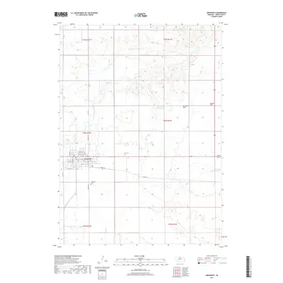 2017 Map of Ainsworth, 2017 Print