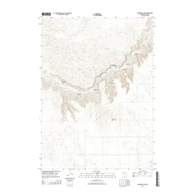 2014 Map of Ainsworth NW, 2014 Print