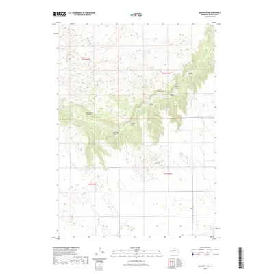2017 Map of Ainsworth NW, 2017 Print