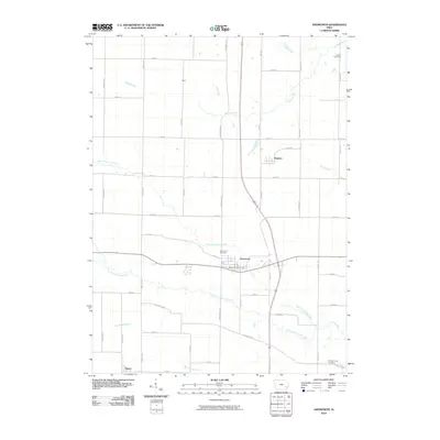 2010 Map of Ainsworth, 2010 Print