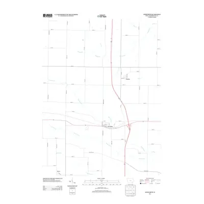 2013 Map of Ainsworth, 2013 Print