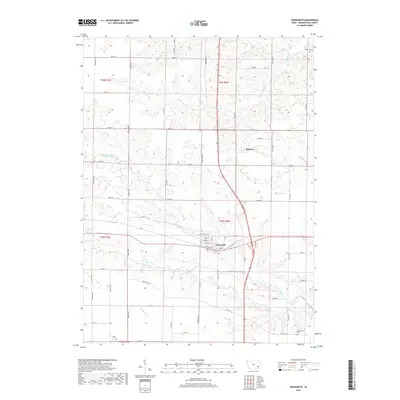 2018 Map of Ainsworth, 2018 Print