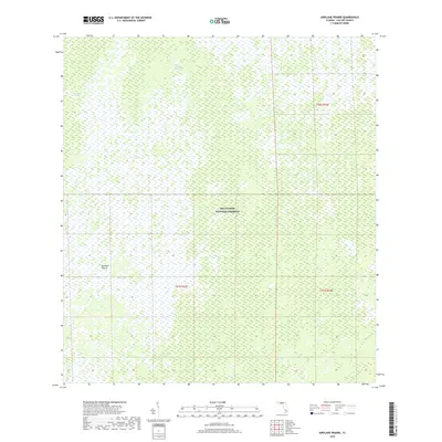 2018 Map of Airplane Prairie, 2018 Print