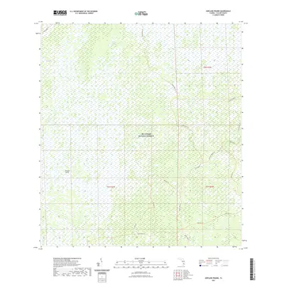 2021 Map of Airplane Prairie, 2021 Print