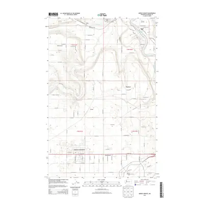 2014 Map of Airway Heights, 2014 Print