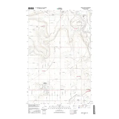 2017 Map of Airway Heights, 2017 Print