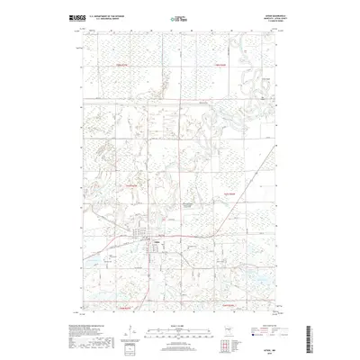 2019 Map of Aitkin, 2019 Print