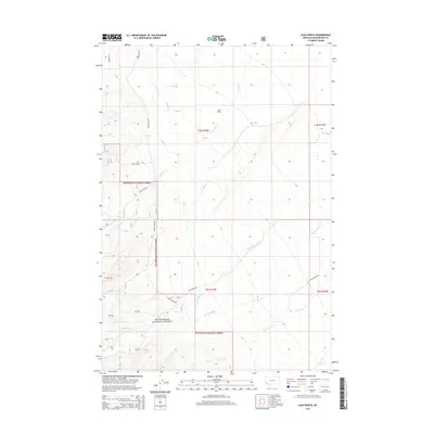 2014 Map of Ajax Ranch, 2014 Print