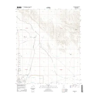2014 Map of Ajo North, 2014 Print