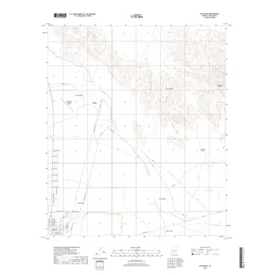 2018 Map of Ajo North, 2018 Print