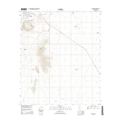 2014 Map of Ajo South, 2014 Print