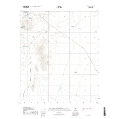 2018 Map of Ajo South, 2018 Print
