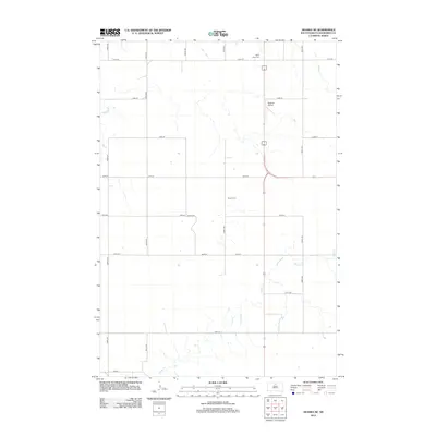 2012 Map of Akaska NE, 2012 Print