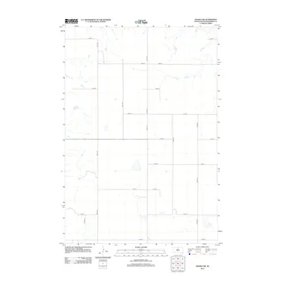 2012 Map of Akaska NW, 2012 Print