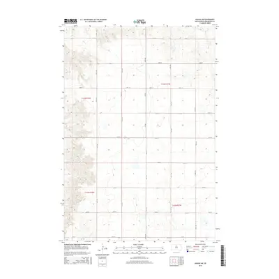 2015 Map of Akaska NW, 2015 Print