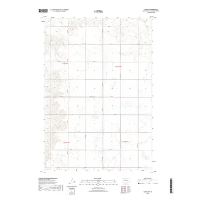 2017 Map of Akaska NW, 2017 Print