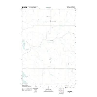 2012 Map of Akaska SW, 2012 Print