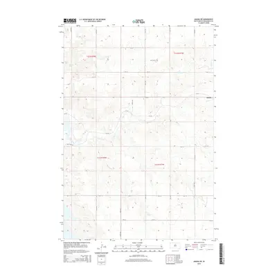 2015 Map of Akaska SW, 2015 Print