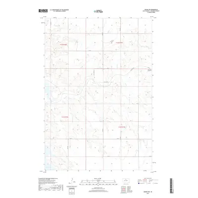 2017 Map of Akaska SW, 2017 Print