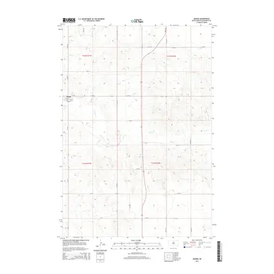 2015 Map of Akaska, 2015 Print