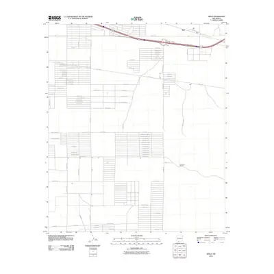 2010 Map of Akela, 2010 Print