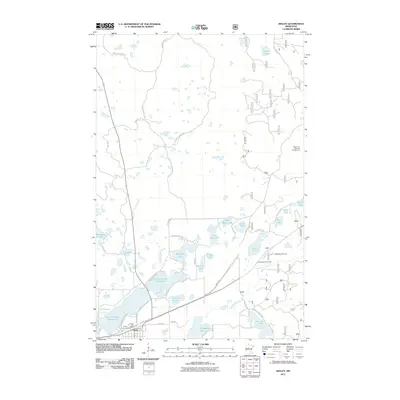 2011 Map of Akeley, 2011 Print