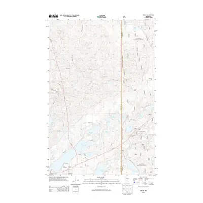 2013 Map of Akeley, 2013 Print